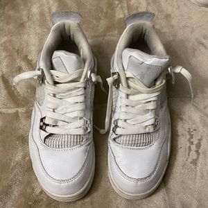 Metalic jordan 4s reps